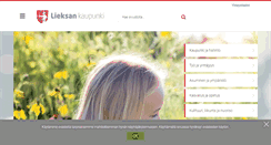 Desktop Screenshot of lieksa.fi